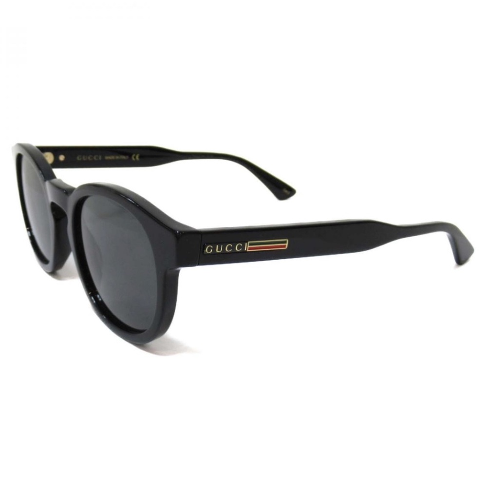 NWT GUCCI GG0825S - 001 Black Round Sunglasses - Picture 2 of 8